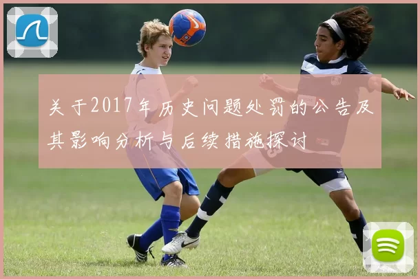关于2017年历史问题处罚的公告及其影响分析与后续措施探讨